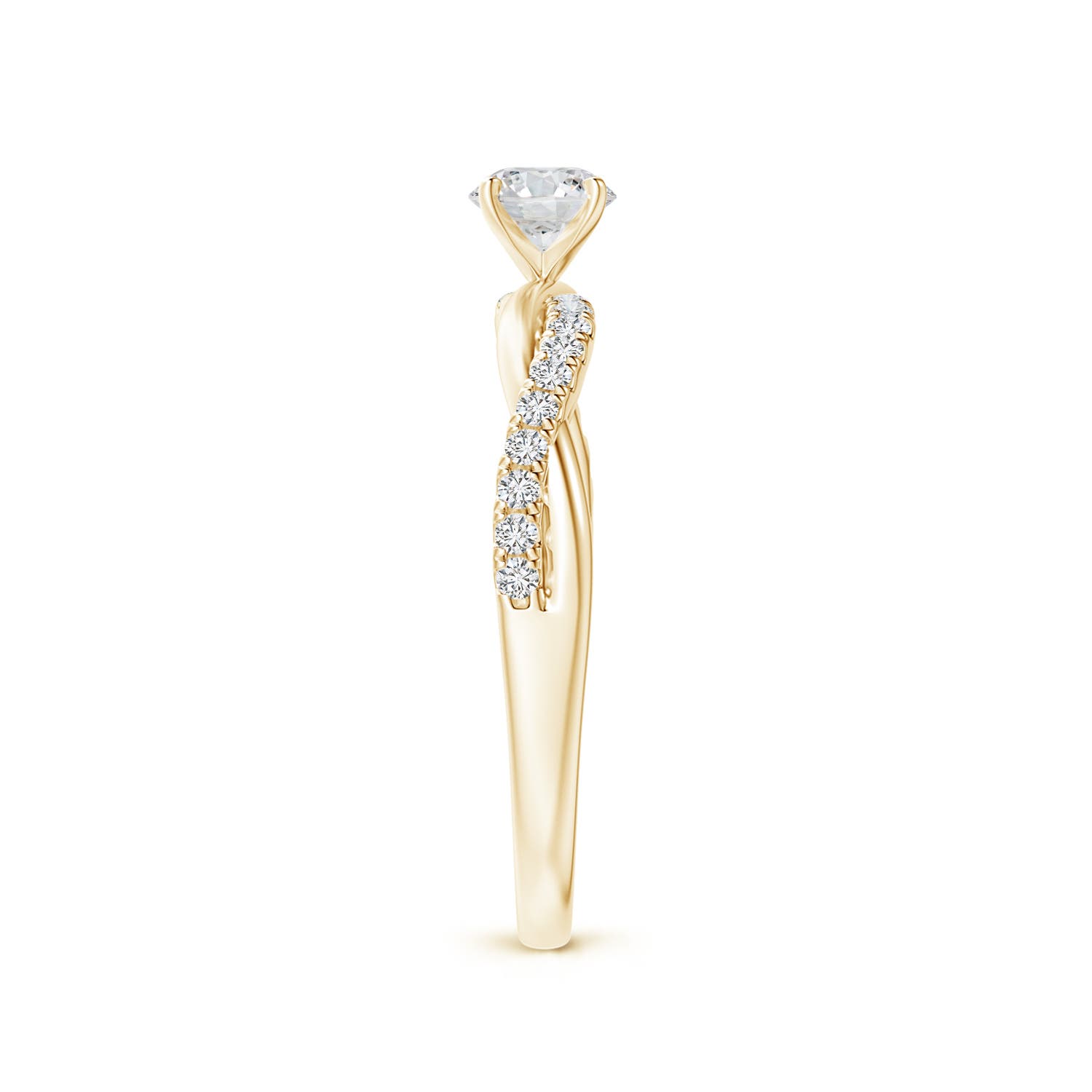 MORELLATO 5201 １POINT DIAMOND SPIRAL NECKRACE SOLITAIRE Diamond Spiral – Savaro Jewelry