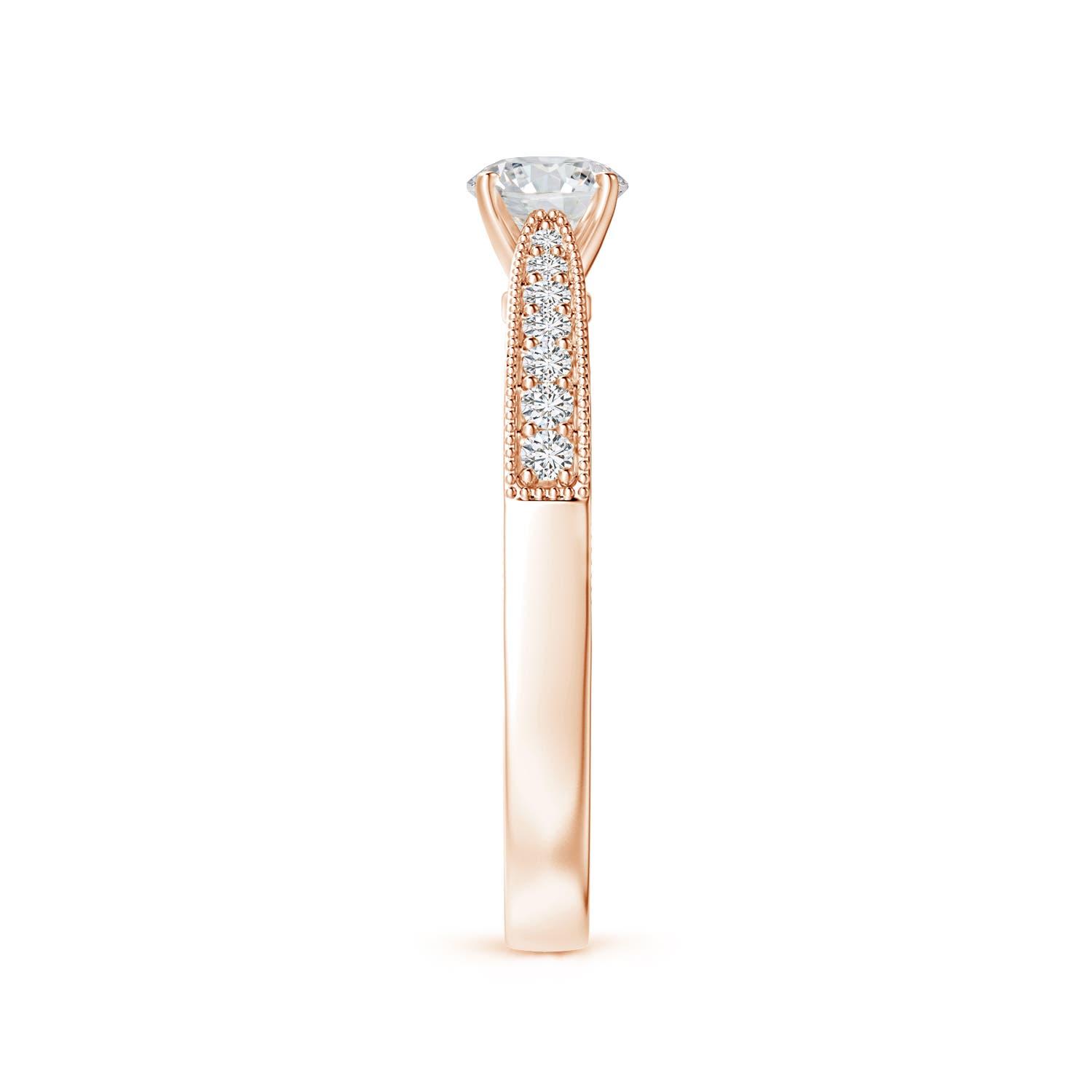 H, SI2 / 0.51 CT / 14 KT Rose Gold