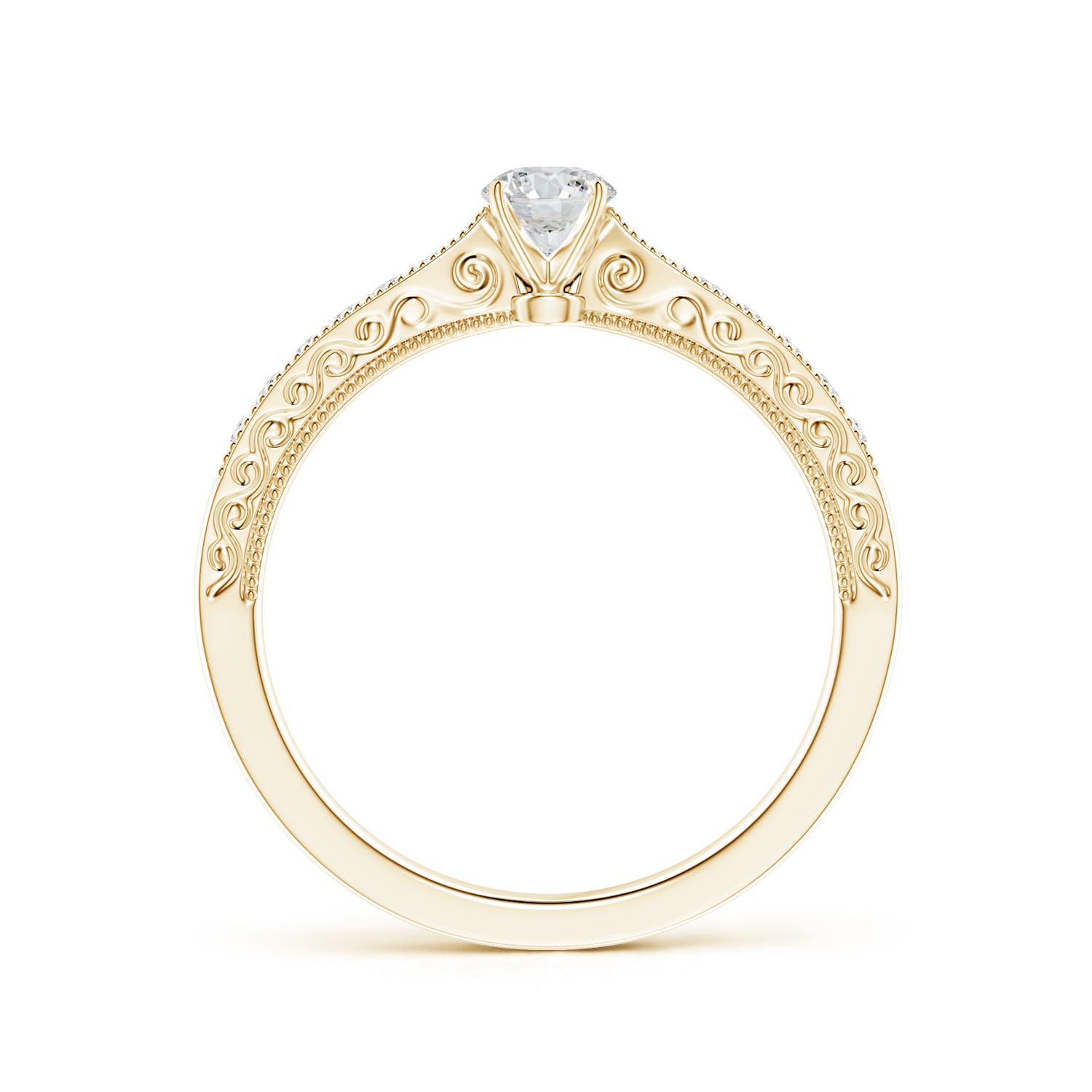 H, SI2 / 0.34 CT / 14 KT Yellow Gold