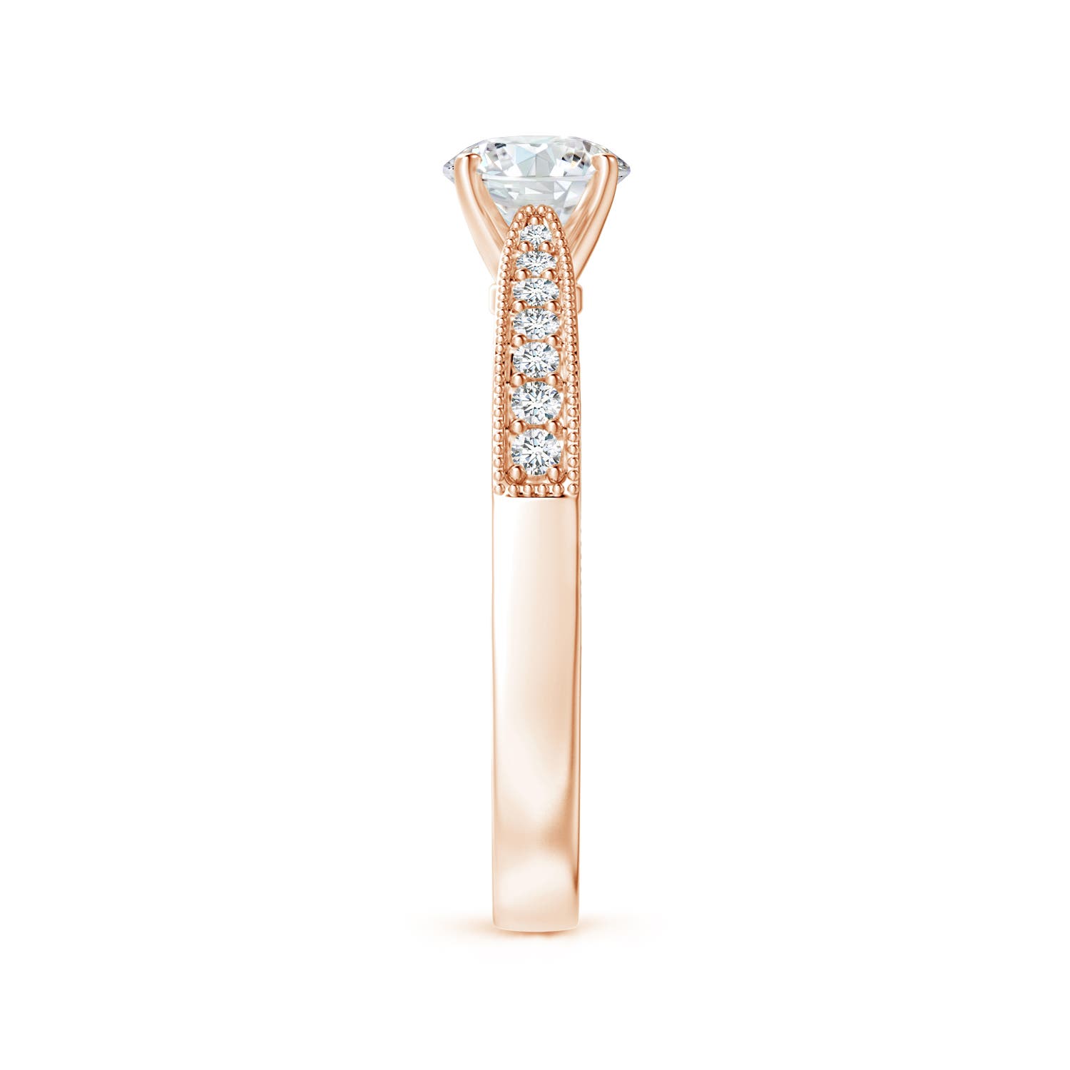 G, VS2 / 0.76 CT / 14 KT Rose Gold