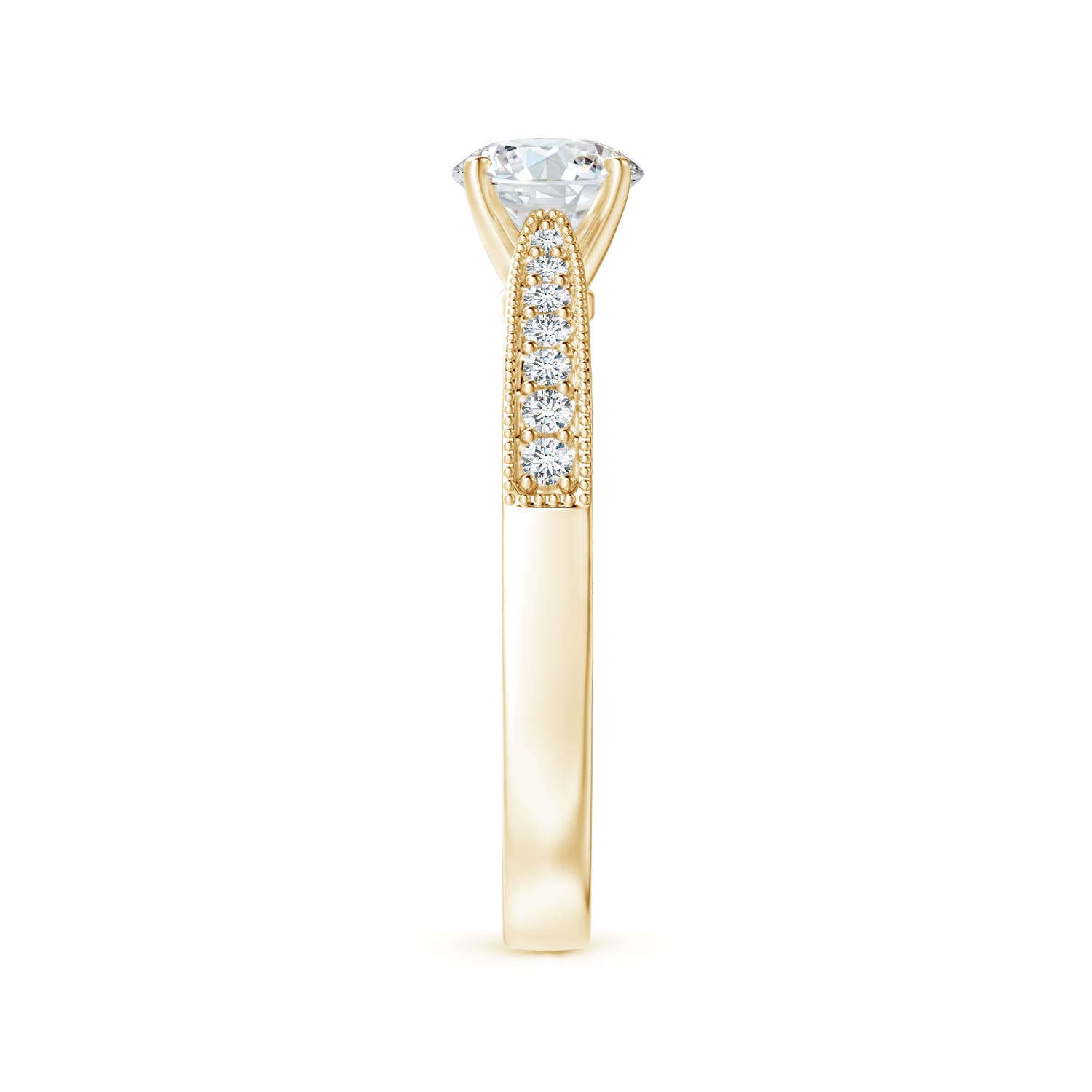 F-G, VS / 0.76 CT / 14 KT Yellow Gold