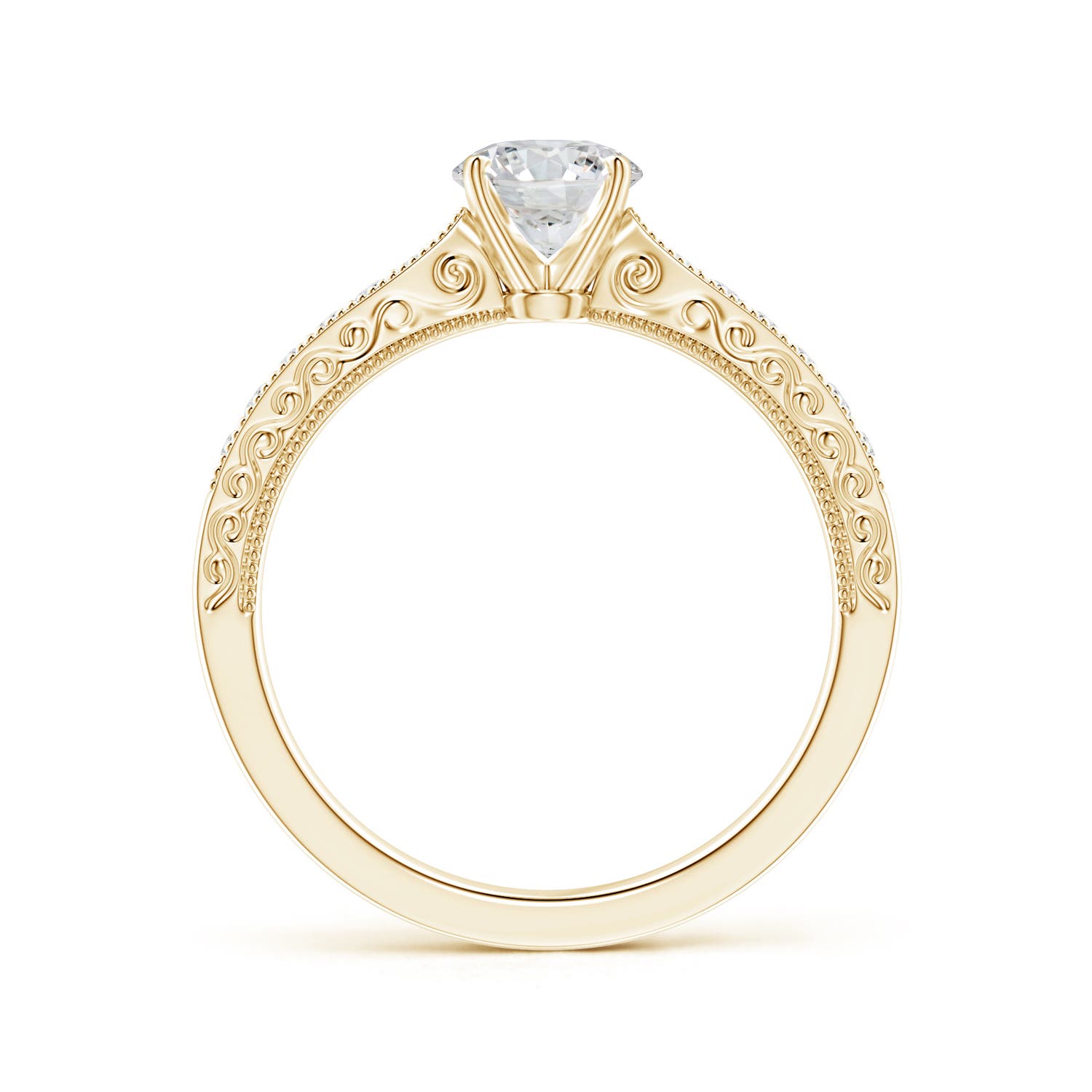 H, SI2 / 0.76 CT / 14 KT Yellow Gold