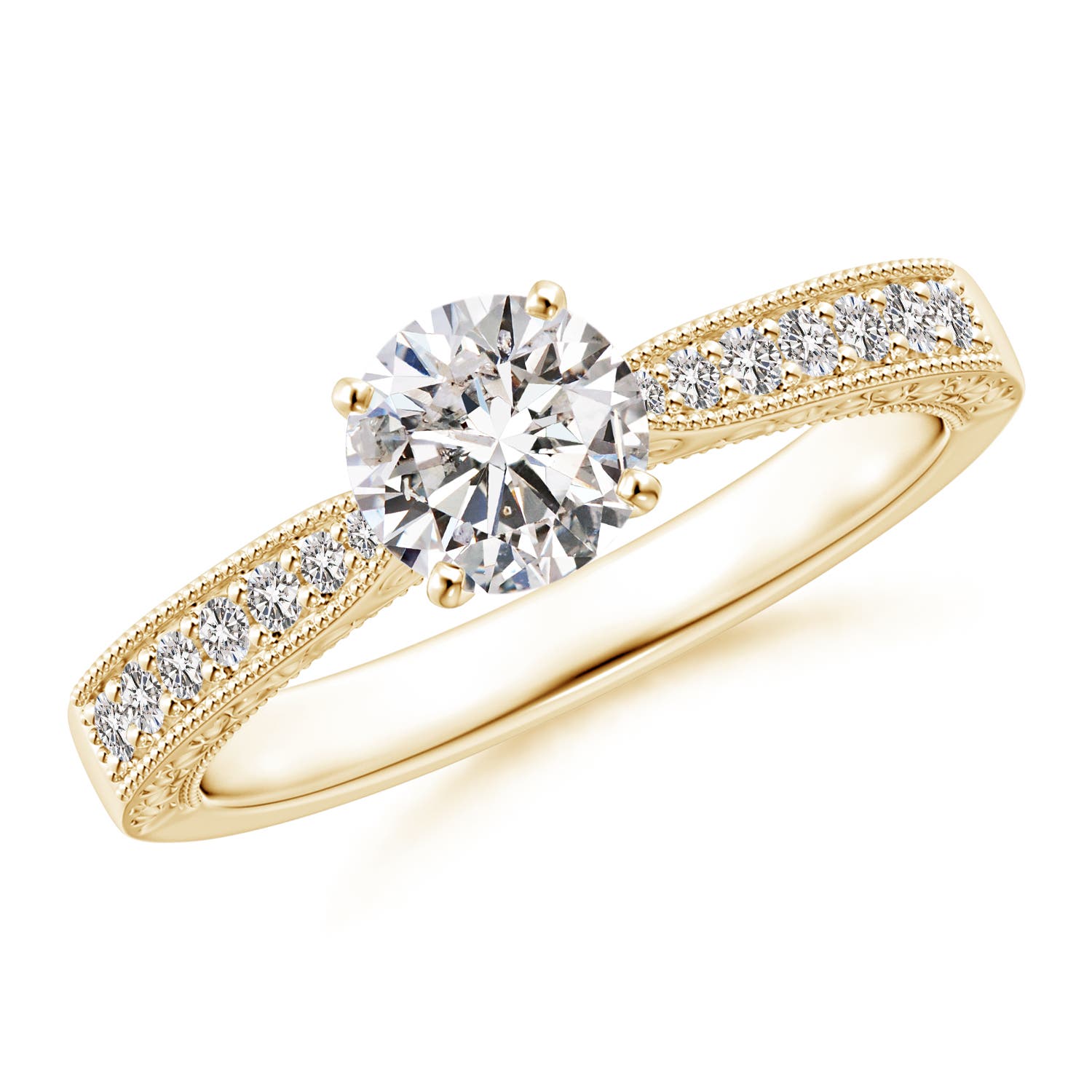 I-J, I1-I2 / 0.76 CT / 14 KT Yellow Gold