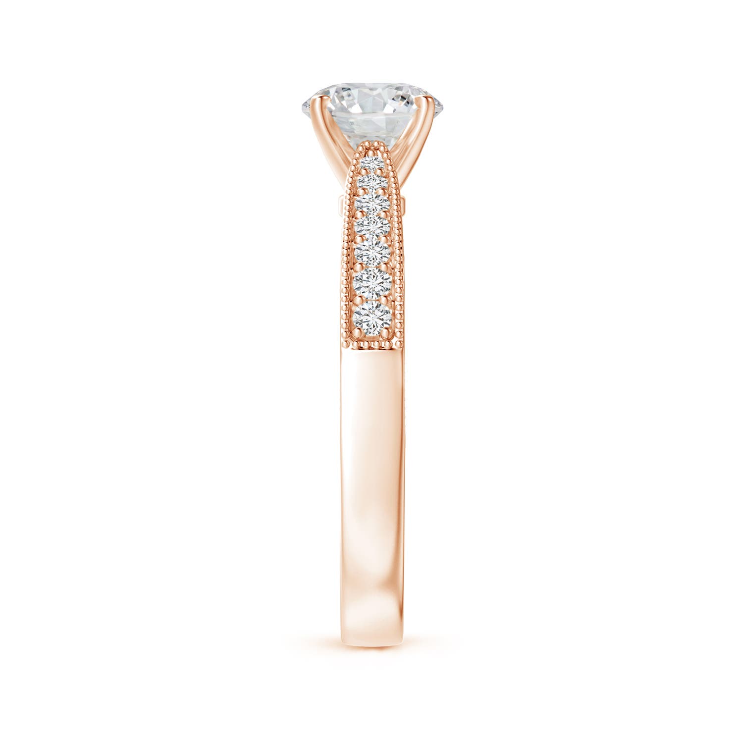 H, SI2 / 1.04 CT / 14 KT Rose Gold