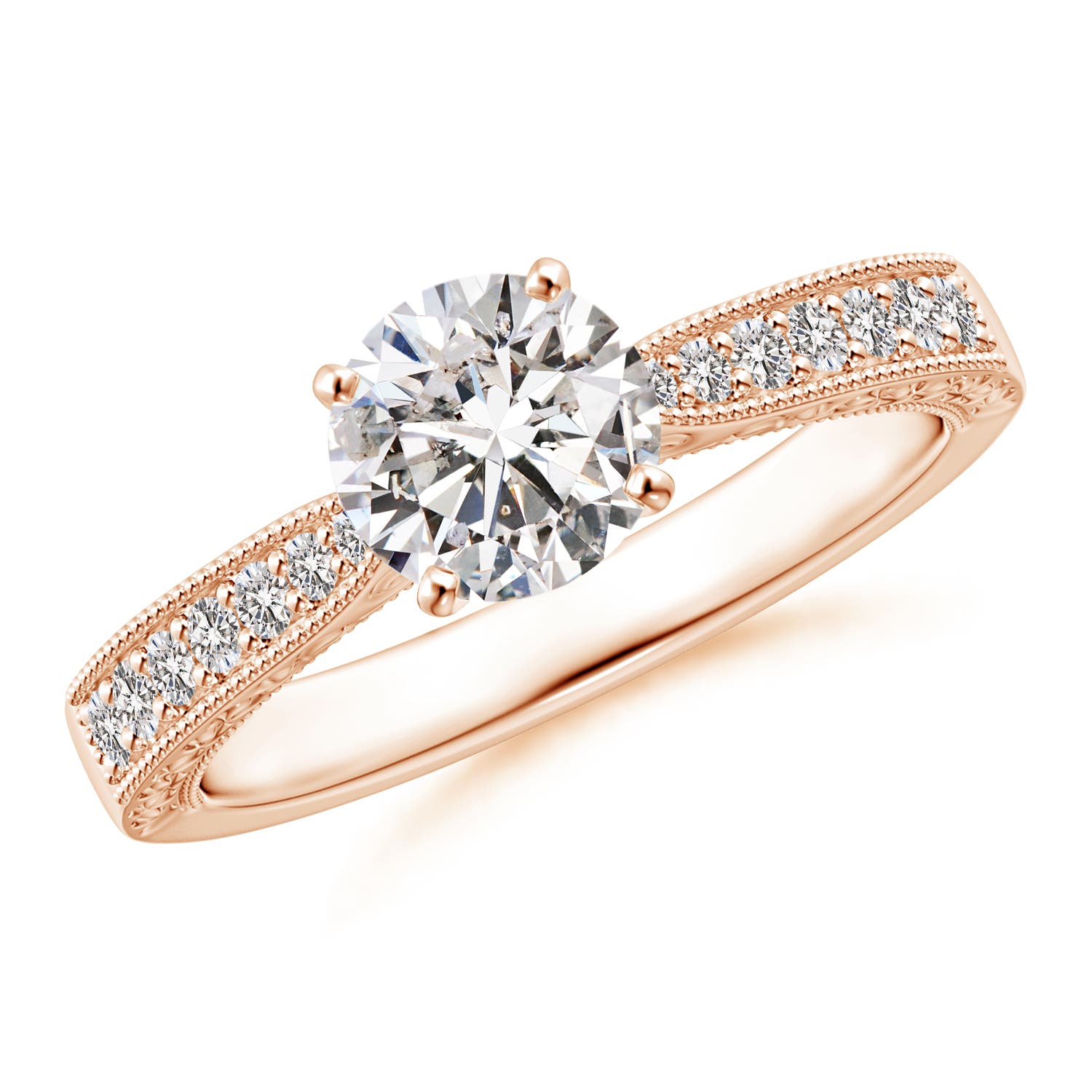 I-J, I1-I2 / 1.04 CT / 14 KT Rose Gold