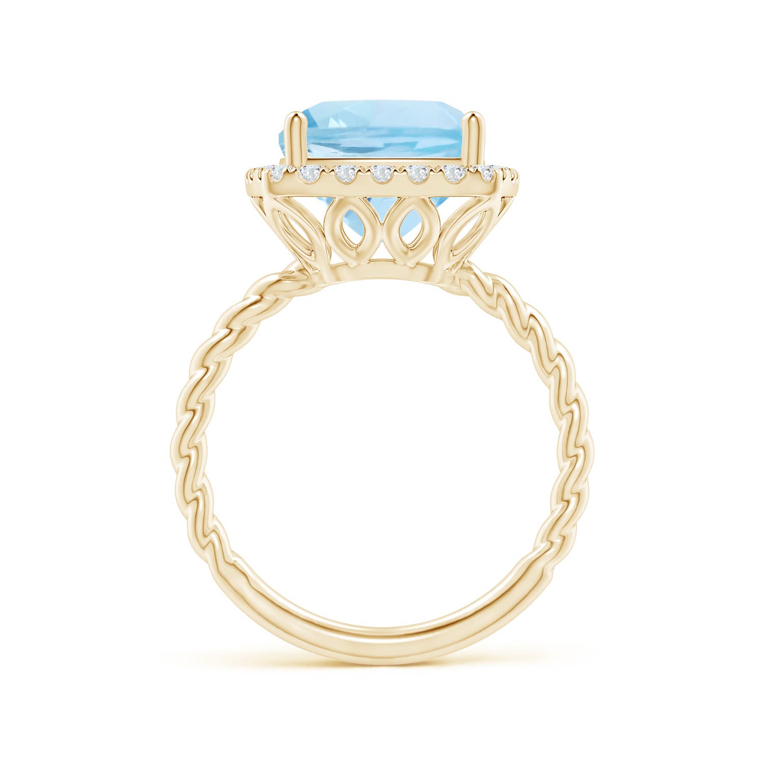 AAA - Aquamarine / 3.84 CT / 14 KT Yellow Gold