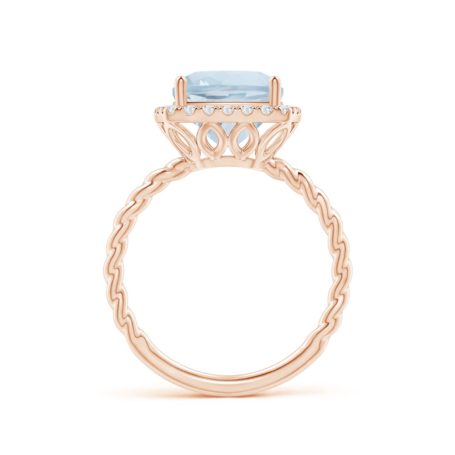 A - Aquamarine / 2.94 CT / 14 KT Rose Gold