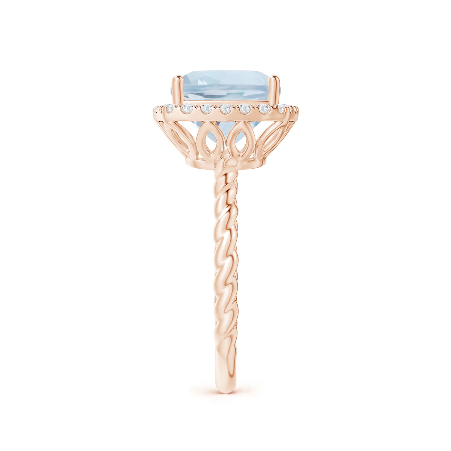 A - Aquamarine / 2.94 CT / 14 KT Rose Gold