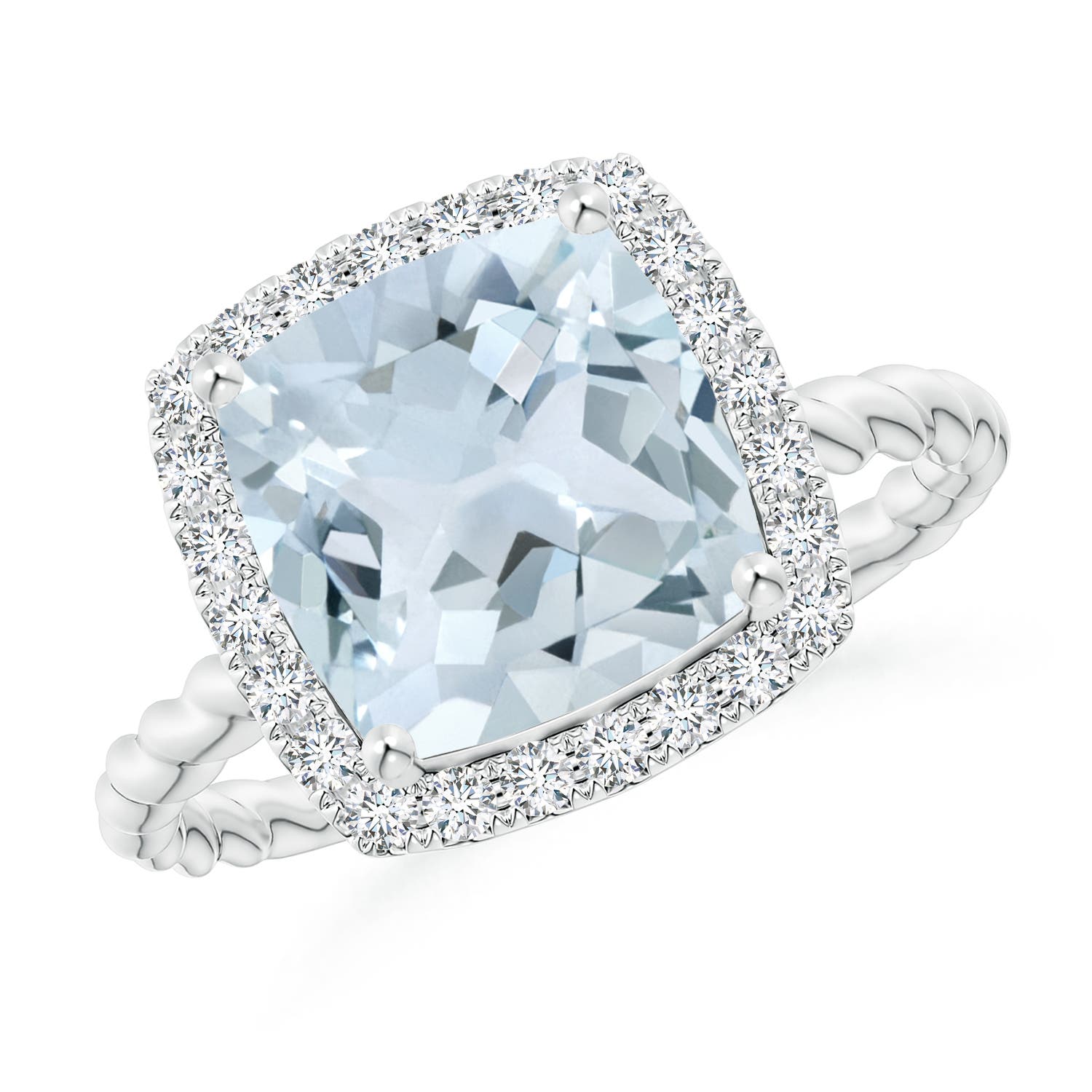 A - Aquamarine / 2.94 CT / 14 KT White Gold