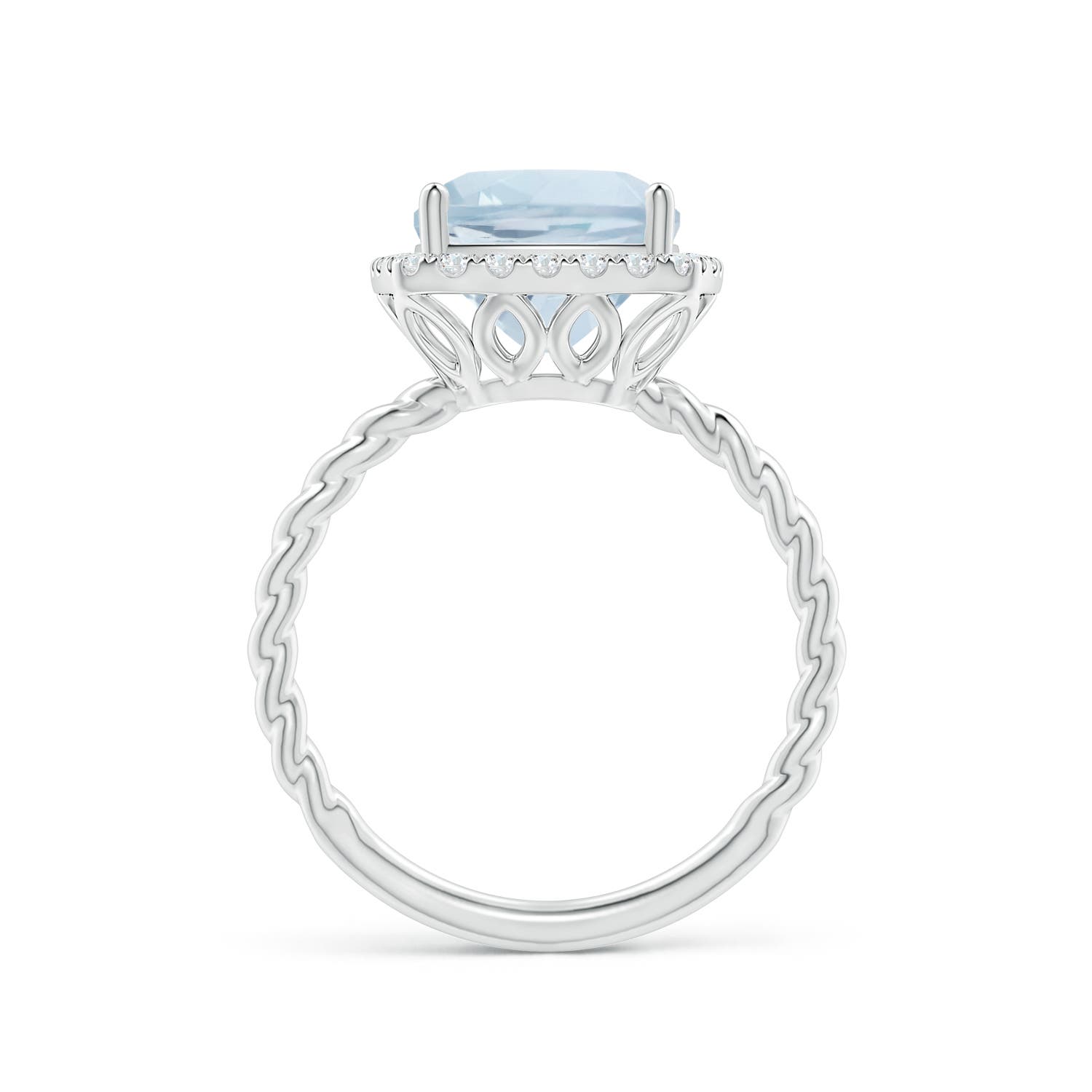 A - Aquamarine / 2.94 CT / 14 KT White Gold