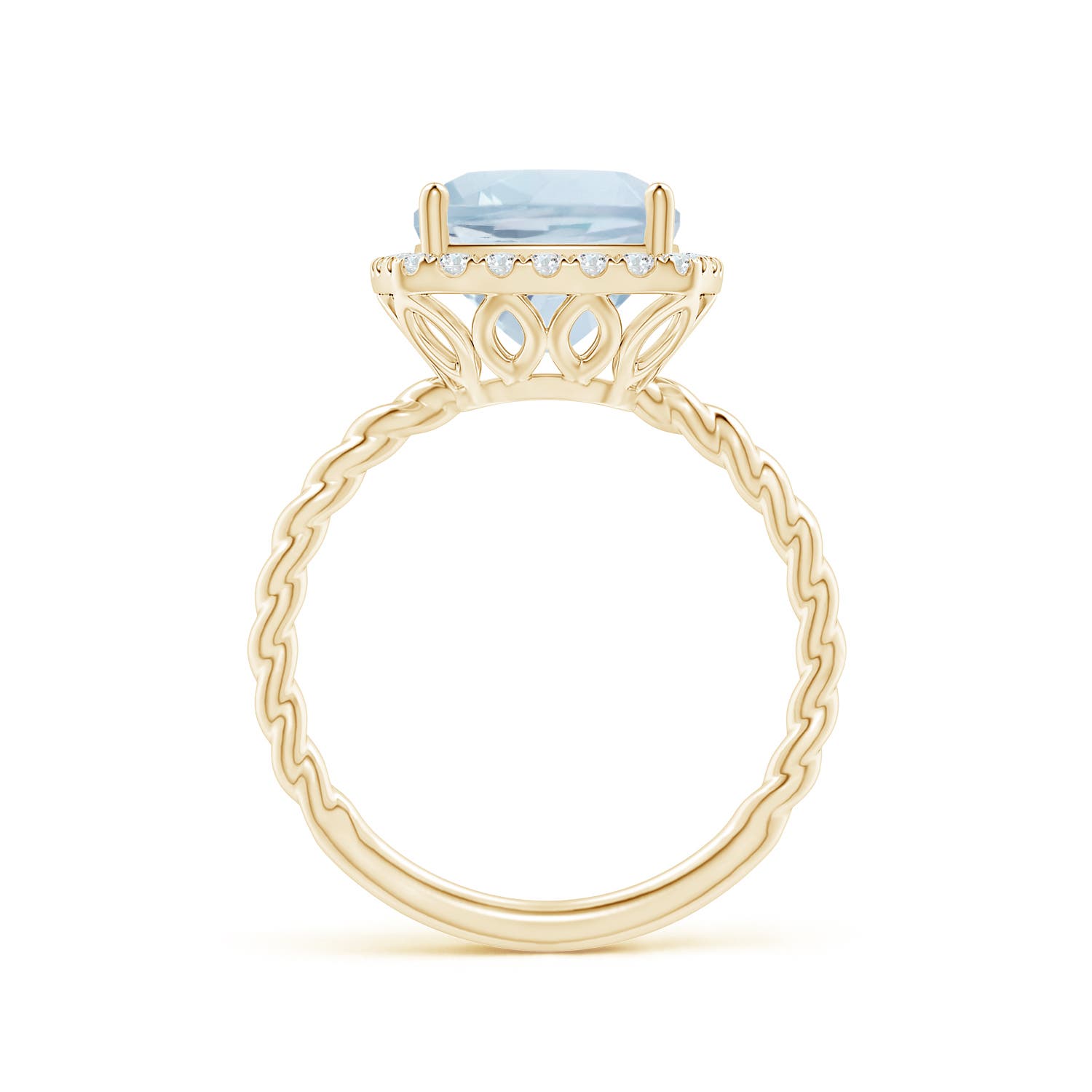 A - Aquamarine / 2.94 CT / 14 KT Yellow Gold