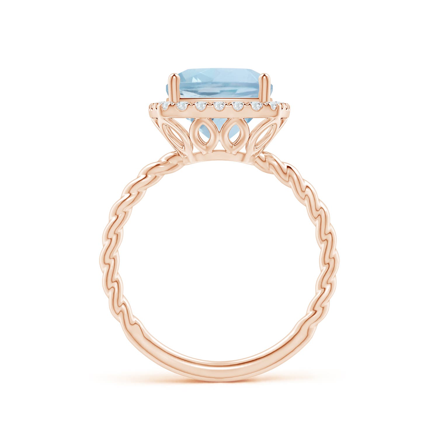 AA - Aquamarine / 2.94 CT / 14 KT Rose Gold