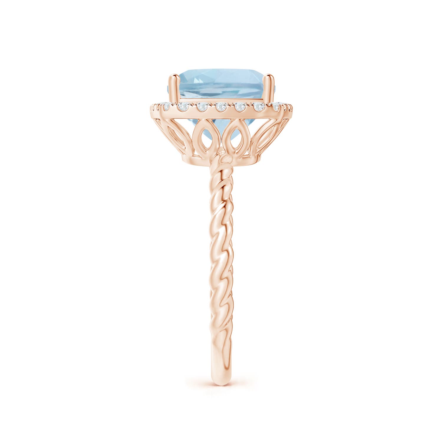 AA - Aquamarine / 2.94 CT / 14 KT Rose Gold