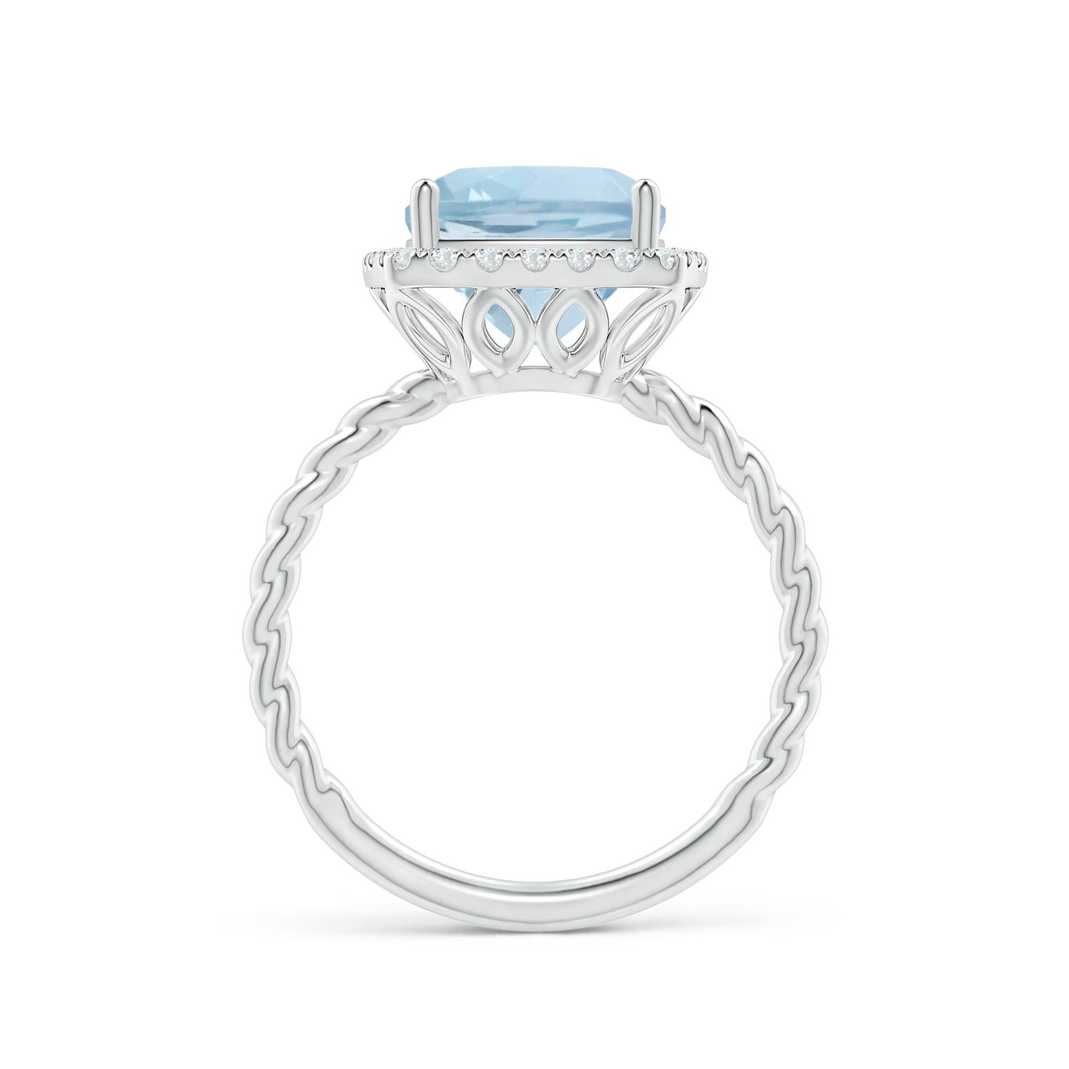 AA - Aquamarine / 2.94 CT / 14 KT White Gold