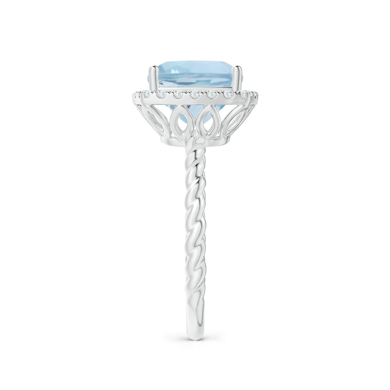 AA - Aquamarine / 2.94 CT / 14 KT White Gold