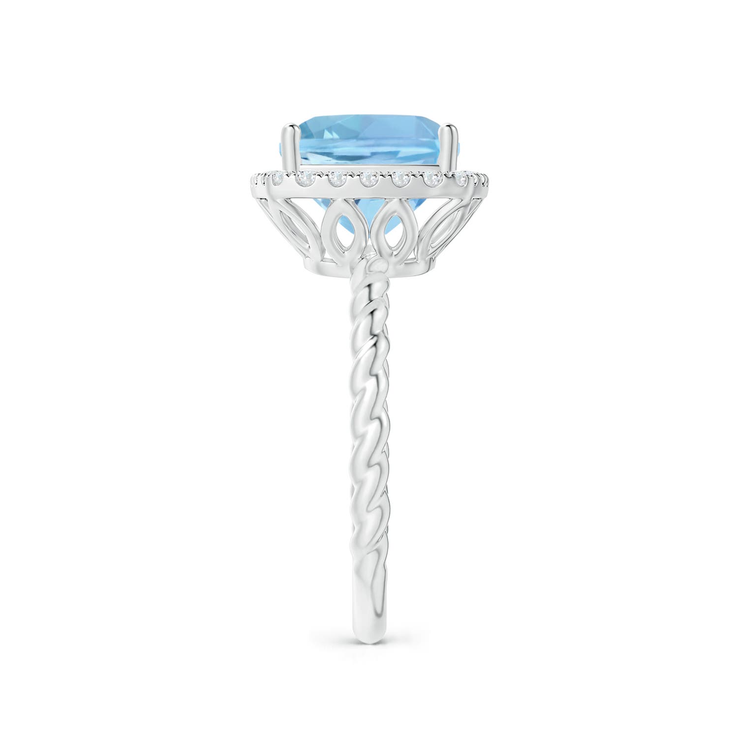 AAAA - Aquamarine / 2.94 CT / 14 KT White Gold