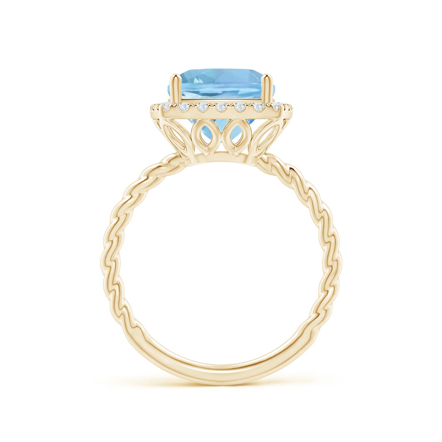 AAAA - Aquamarine / 2.94 CT / 14 KT Yellow Gold