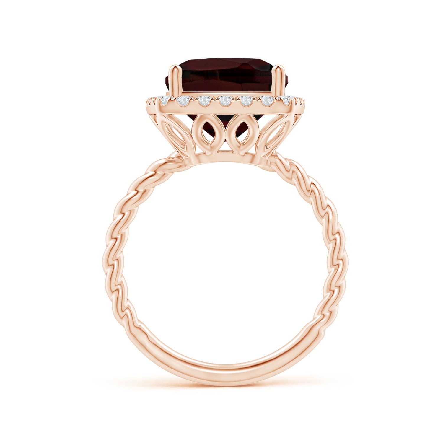 A - Garnet / 4.54 CT / 14 KT Rose Gold