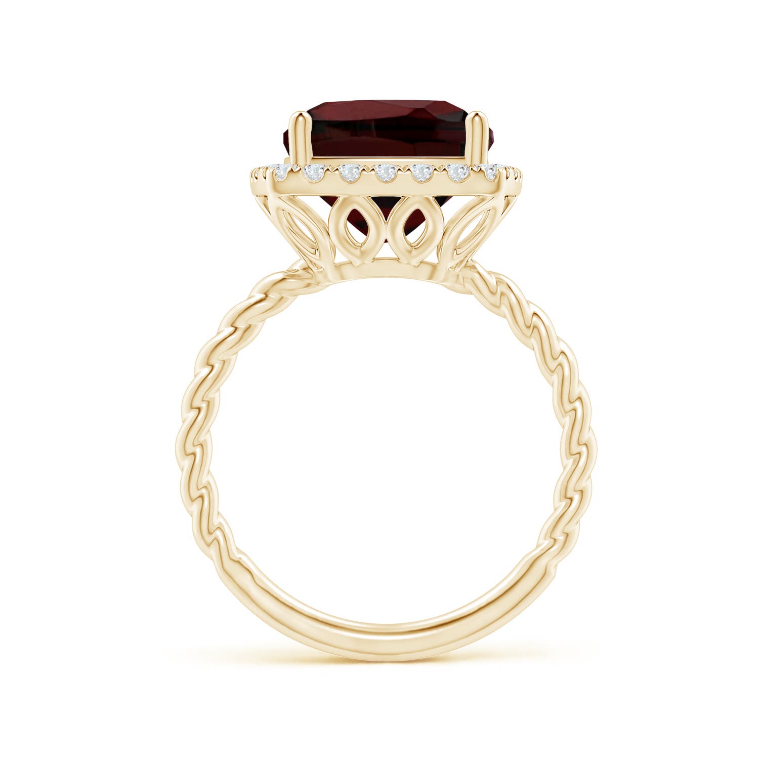 AA - Garnet / 4.54 CT / 14 KT Yellow Gold