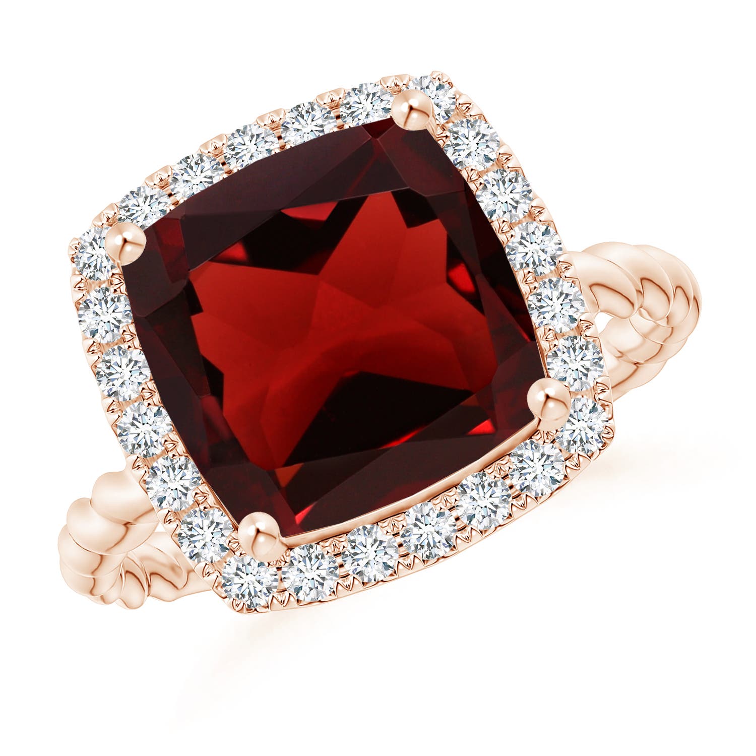 AAA - Garnet / 4.54 CT / 14 KT Rose Gold