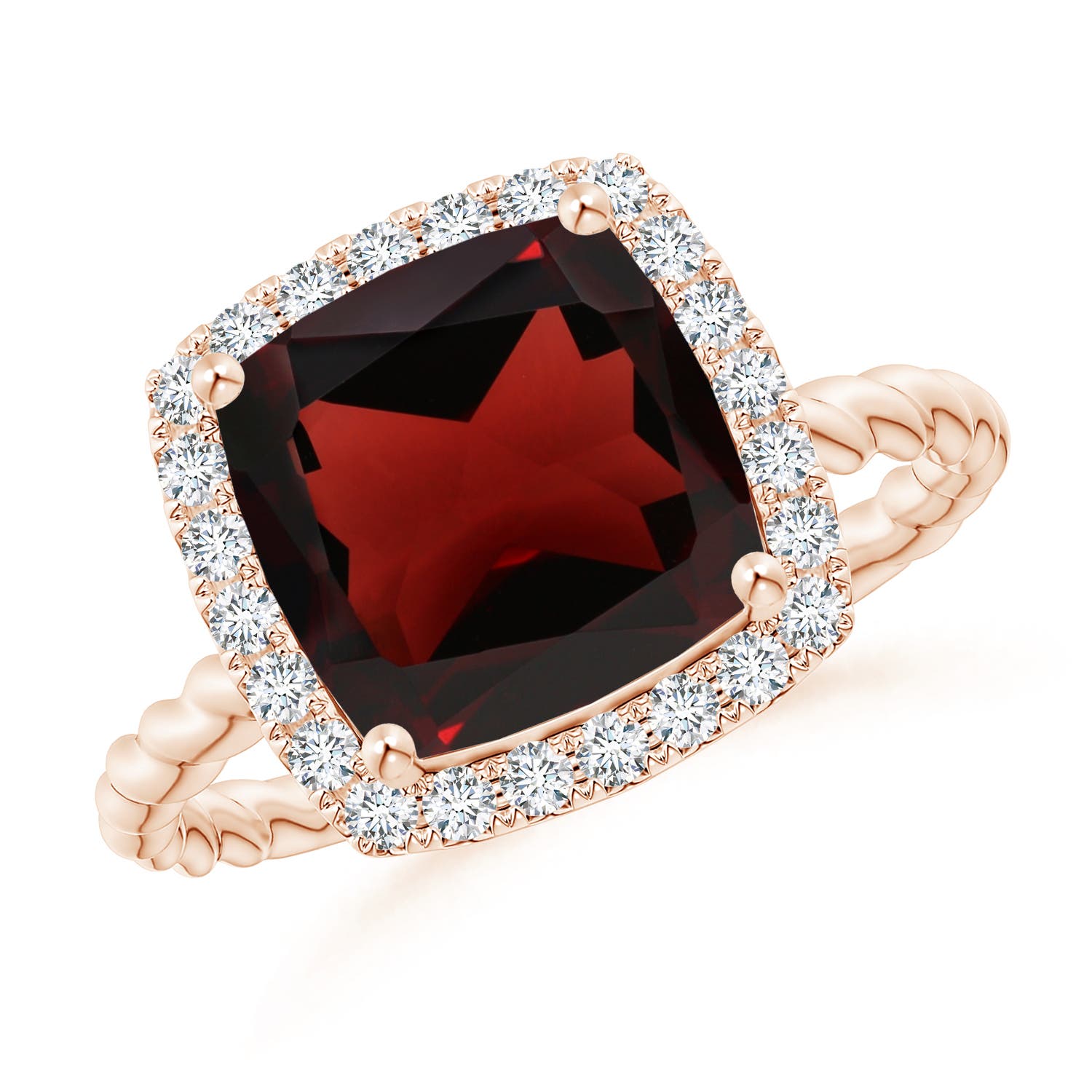 AA - Garnet / 3.84 CT / 14 KT Rose Gold