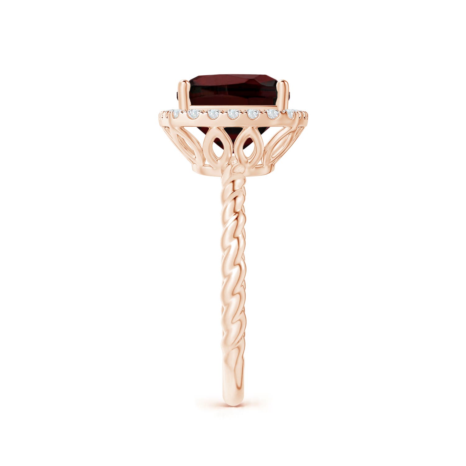 AA - Garnet / 3.84 CT / 14 KT Rose Gold