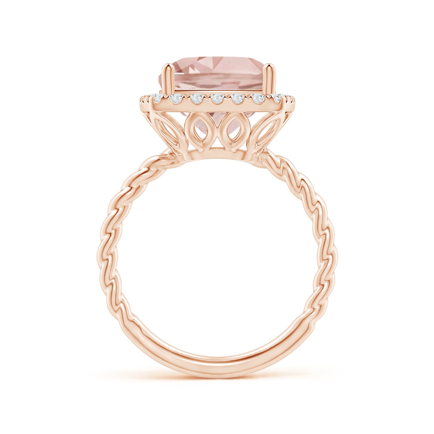 AA - Morganite / 4.04 CT / 14 KT Rose Gold