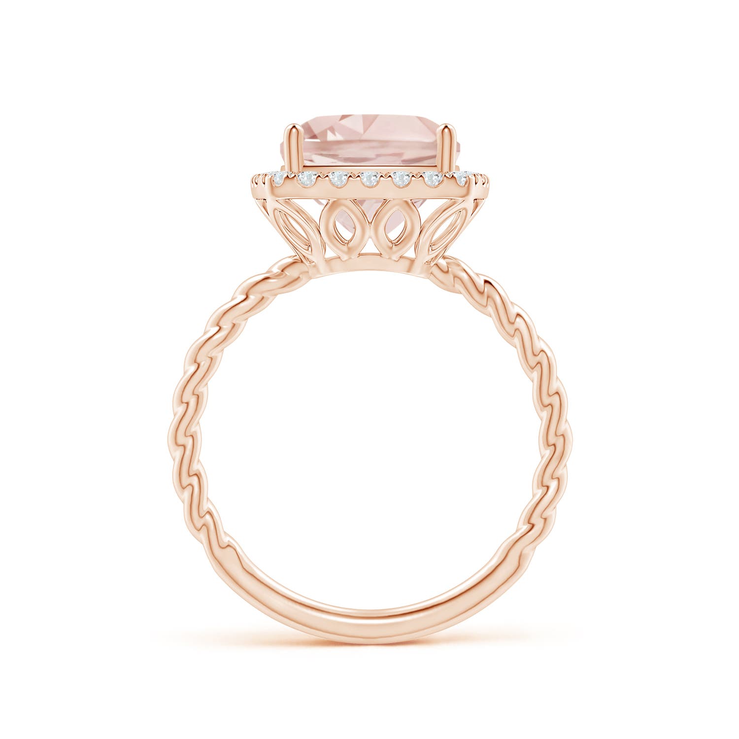 A - Morganite / 2.94 CT / 14 KT Rose Gold