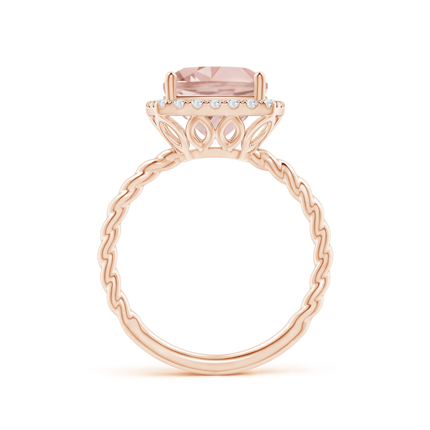 AA - Morganite / 2.94 CT / 14 KT Rose Gold