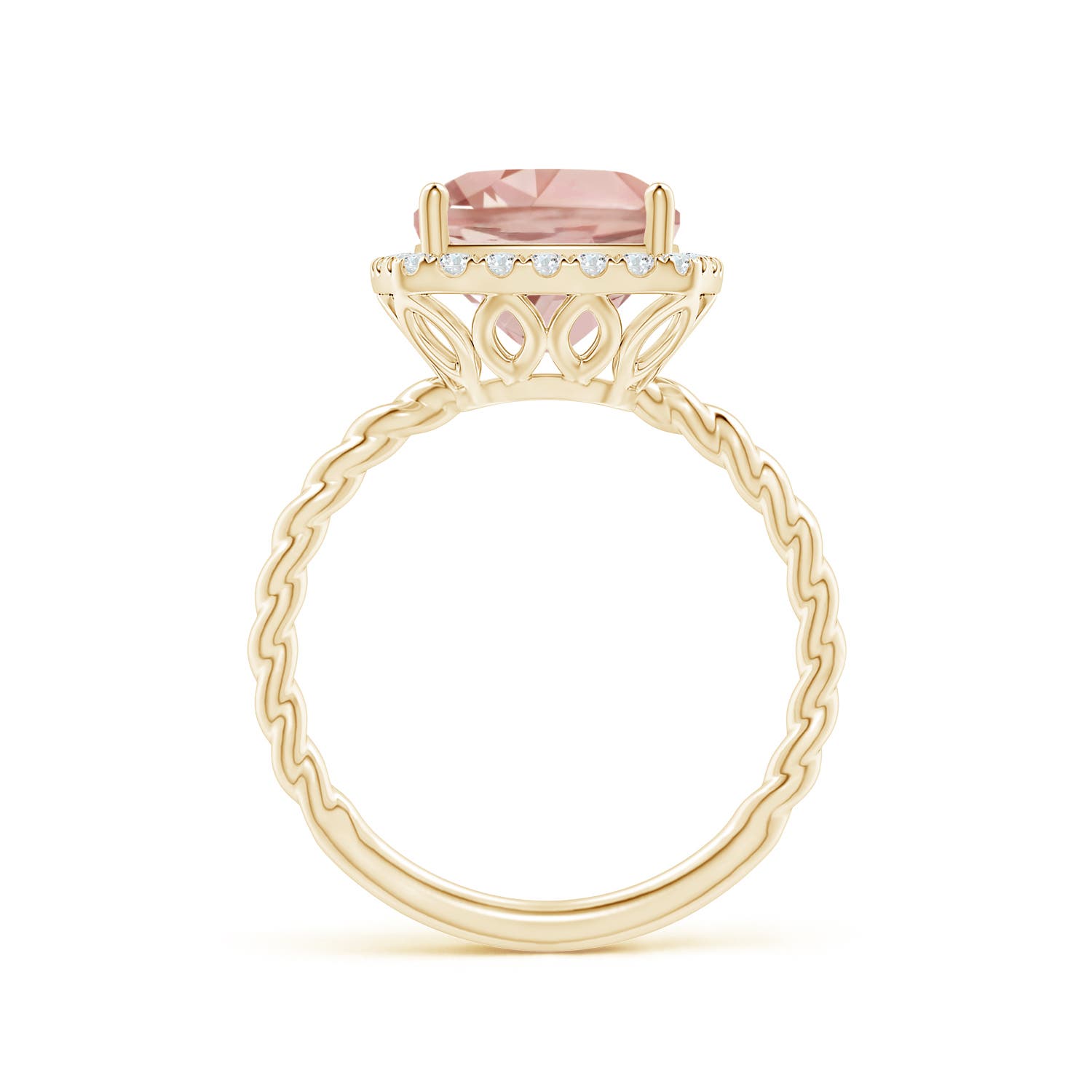 AAA - Morganite / 2.94 CT / 14 KT Yellow Gold