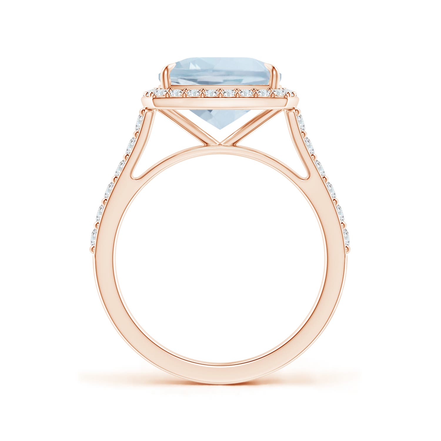 A - Aquamarine / 2.96 CT / 14 KT Rose Gold