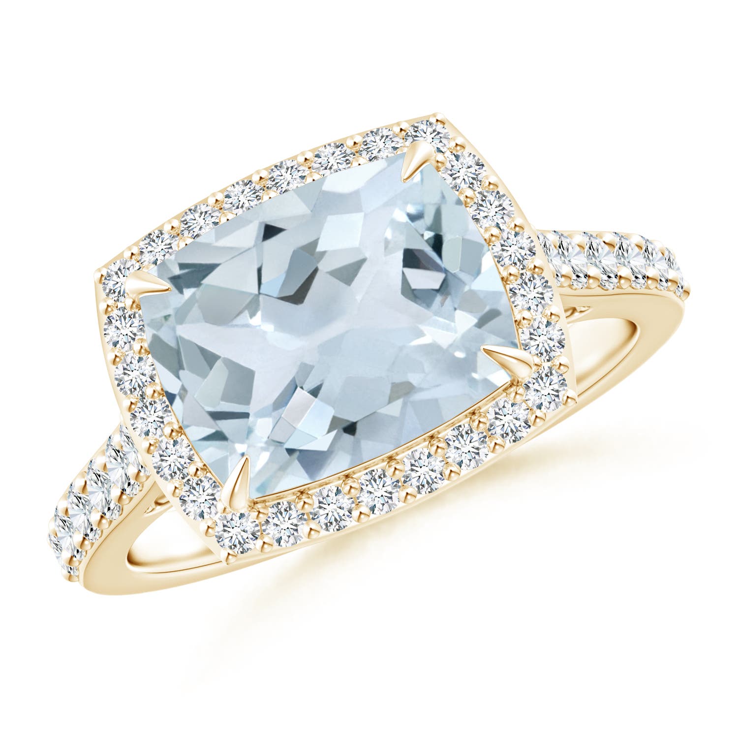 A - Aquamarine / 2.96 CT / 14 KT Yellow Gold