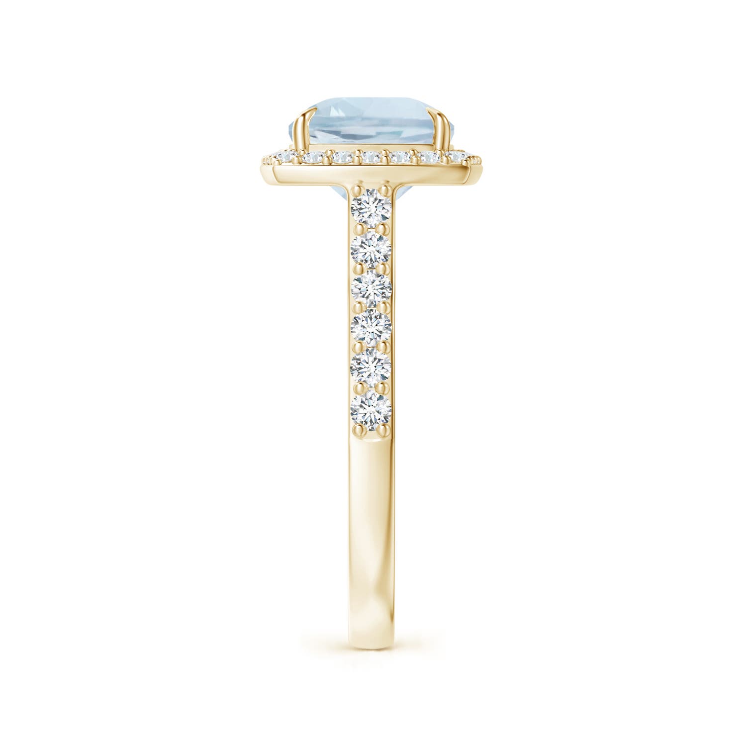 A - Aquamarine / 2.96 CT / 14 KT Yellow Gold