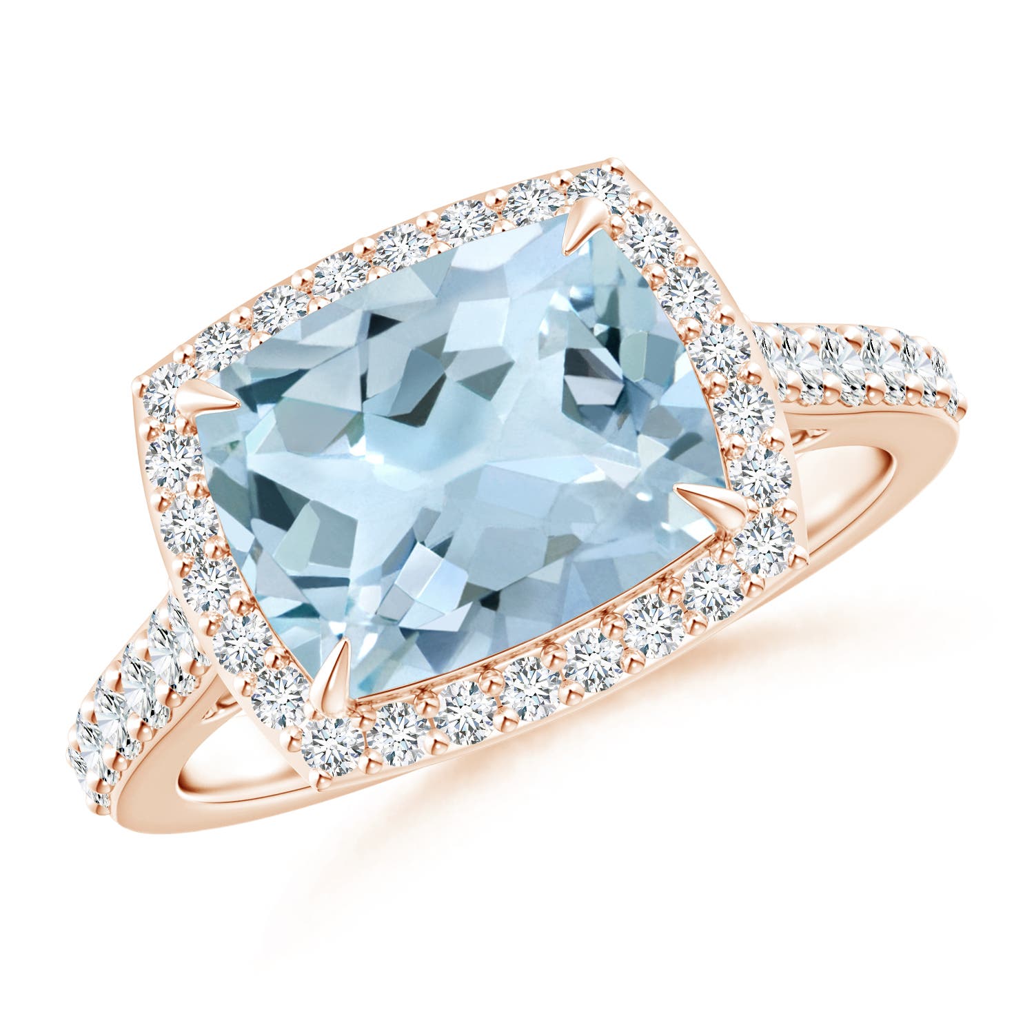 AA - Aquamarine / 2.96 CT / 14 KT Rose Gold