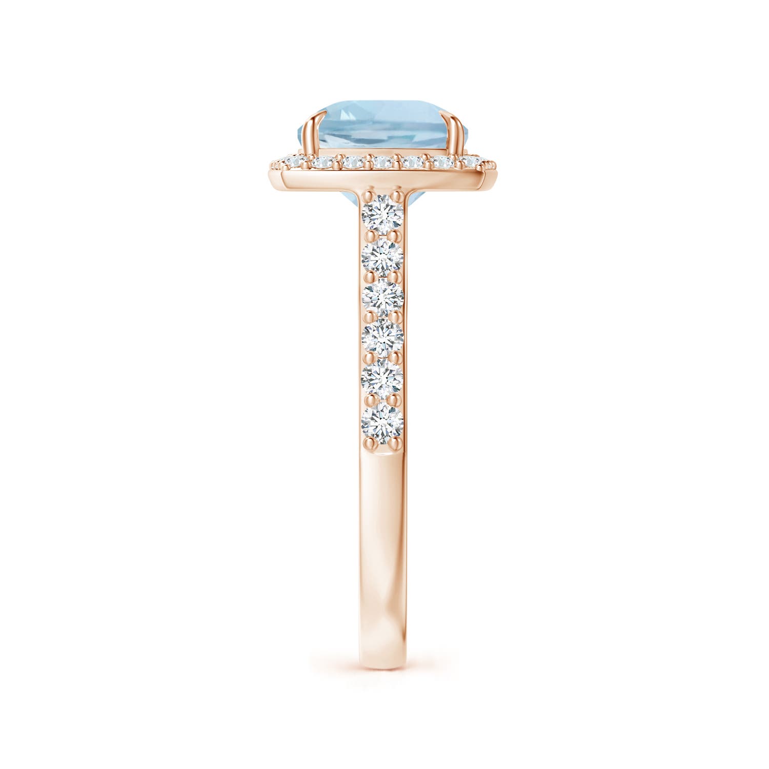 AA - Aquamarine / 2.96 CT / 14 KT Rose Gold