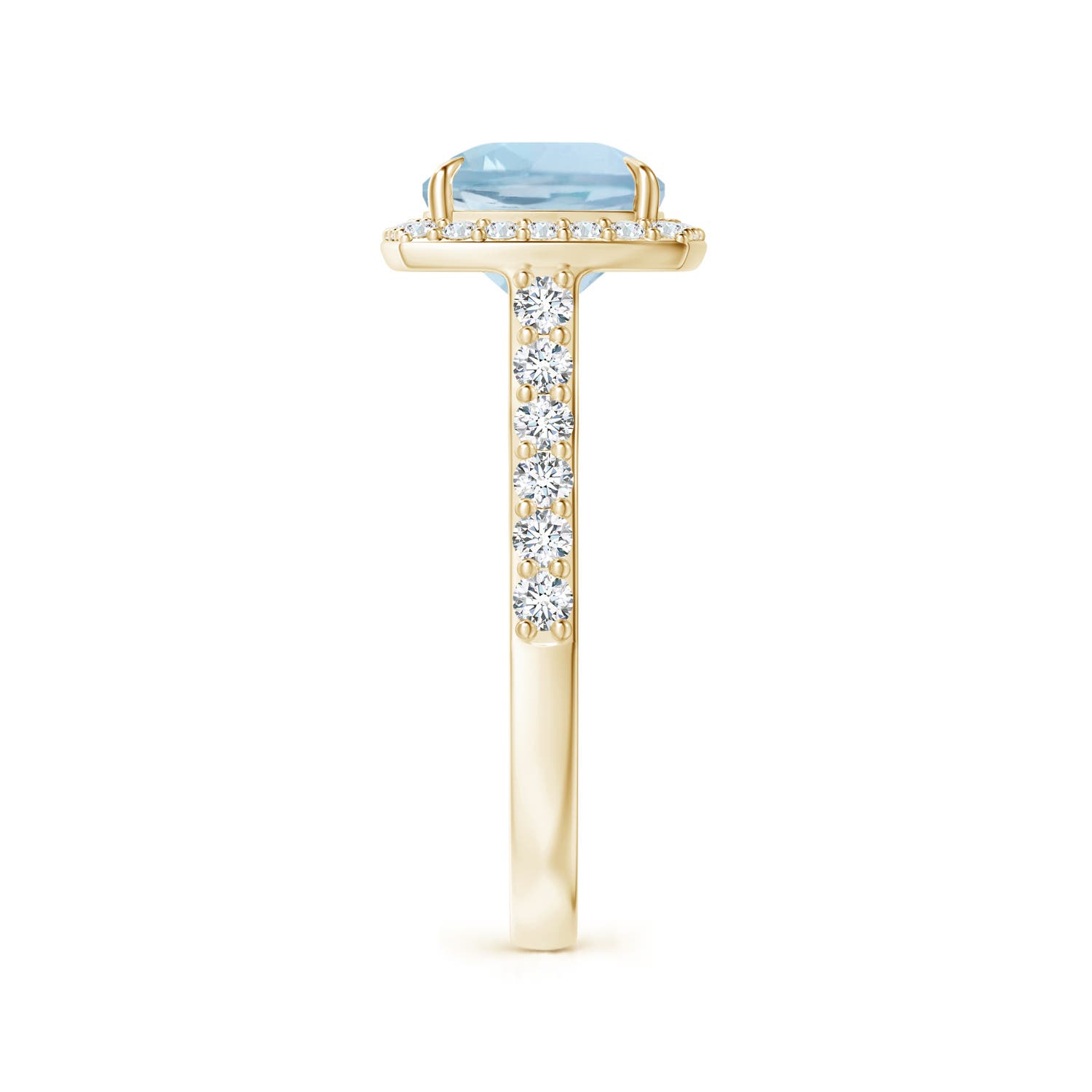 AA - Aquamarine / 2.96 CT / 14 KT Yellow Gold