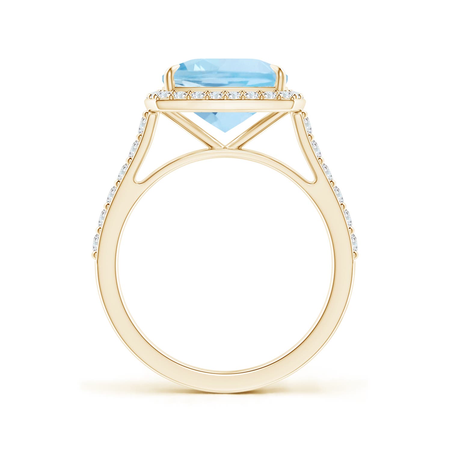 AAA - Aquamarine / 2.96 CT / 14 KT Yellow Gold