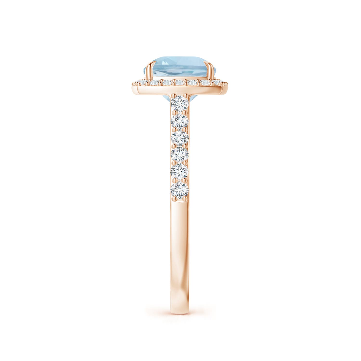 AA - Aquamarine / 2.26 CT / 14 KT Rose Gold