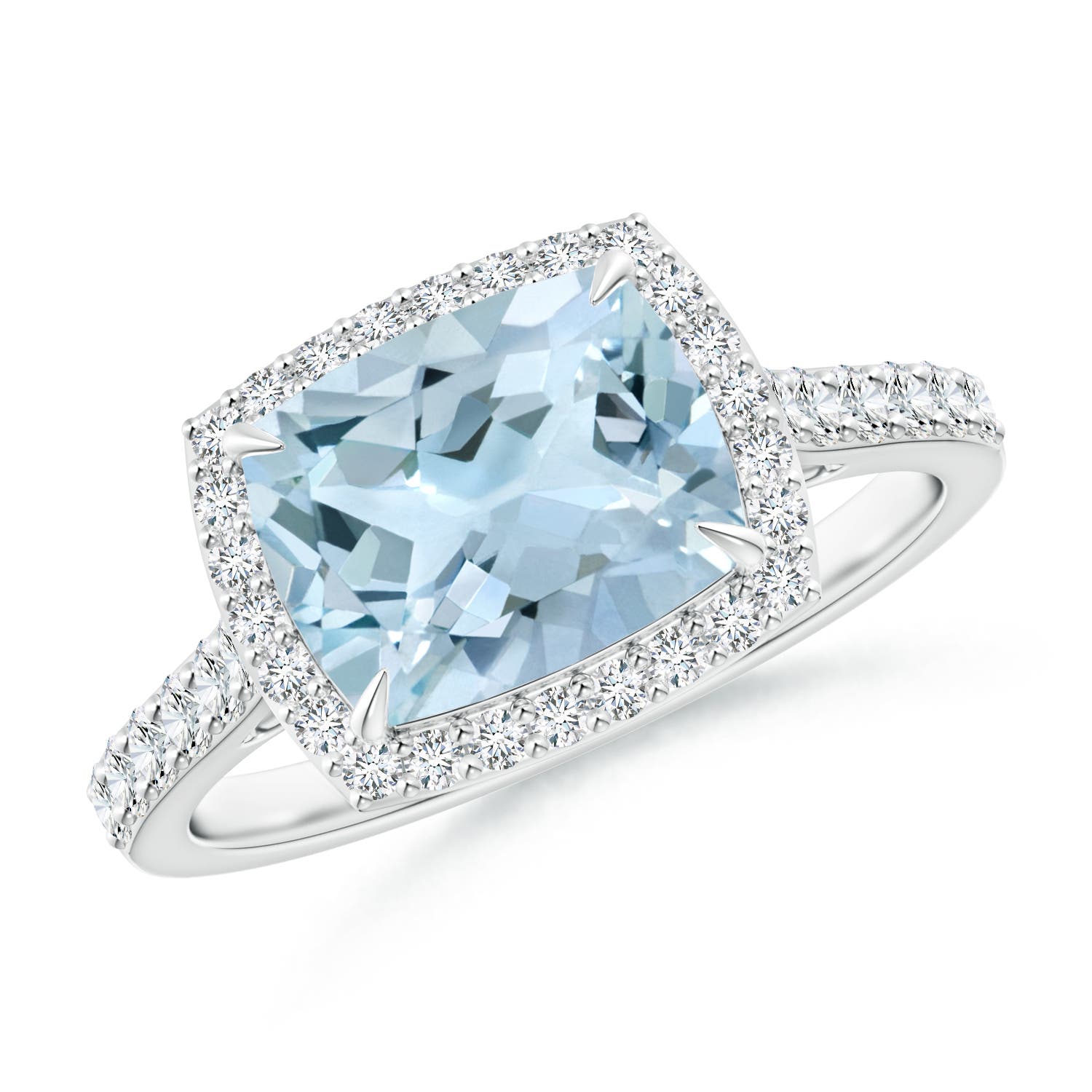 AA - Aquamarine / 2.26 CT / 14 KT White Gold