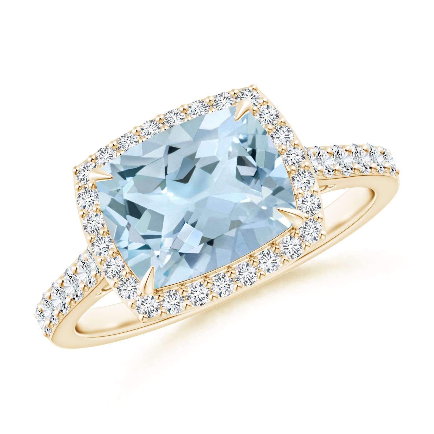 AA - Aquamarine / 2.26 CT / 14 KT Yellow Gold