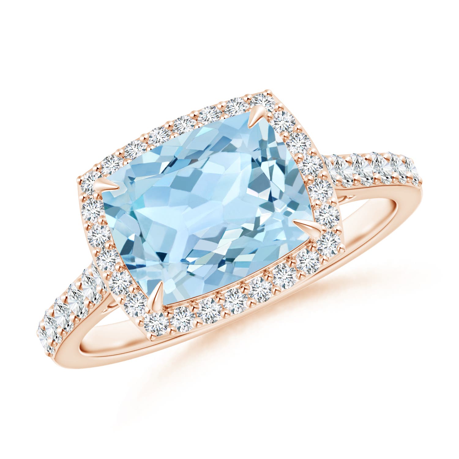 AAA - Aquamarine / 2.26 CT / 14 KT Rose Gold