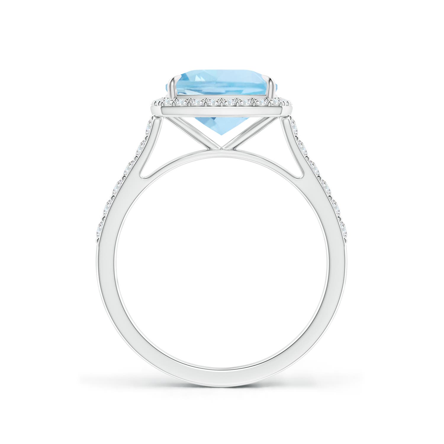 AAA - Aquamarine / 2.26 CT / 14 KT White Gold