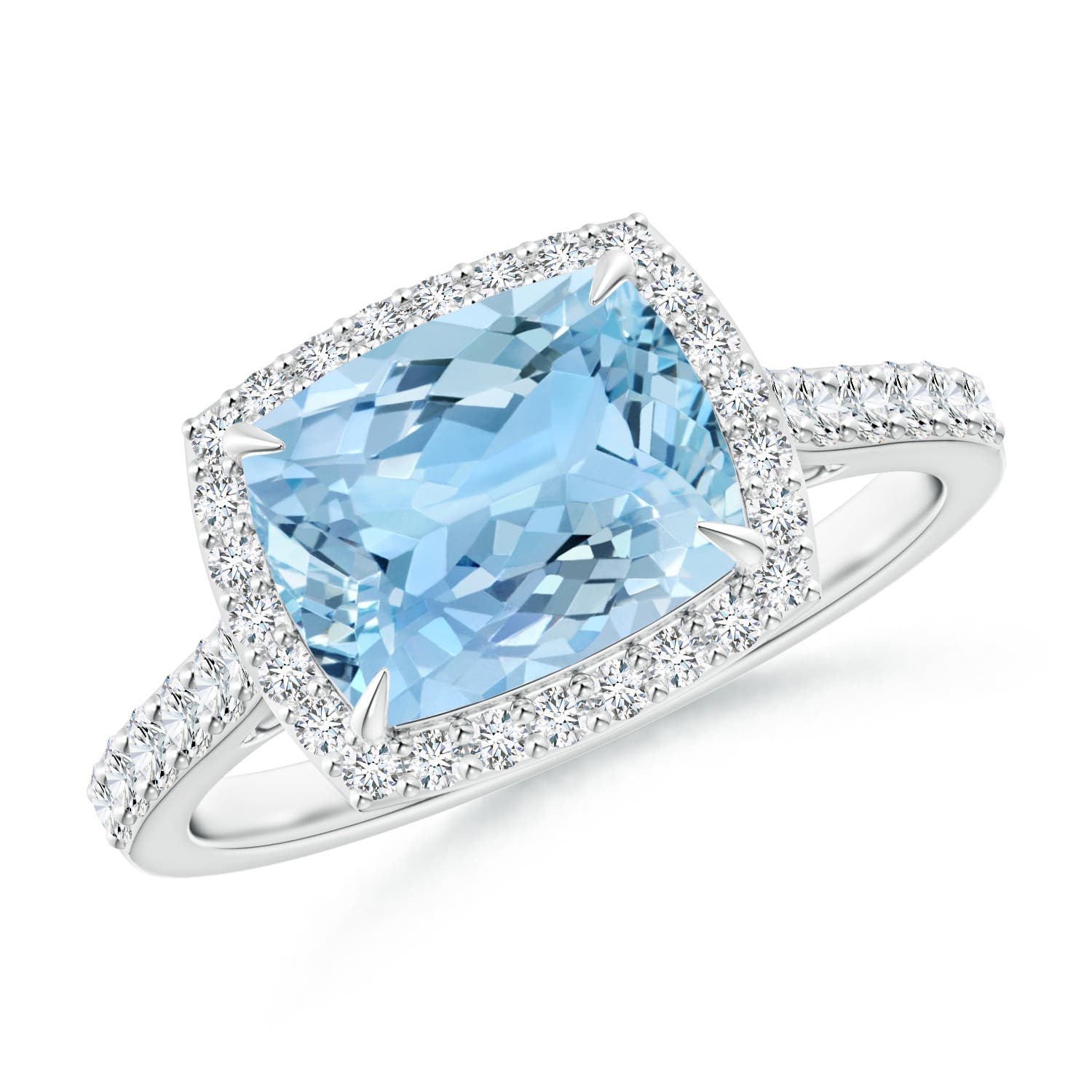 AAAA - Aquamarine / 2.26 CT / 14 KT White Gold