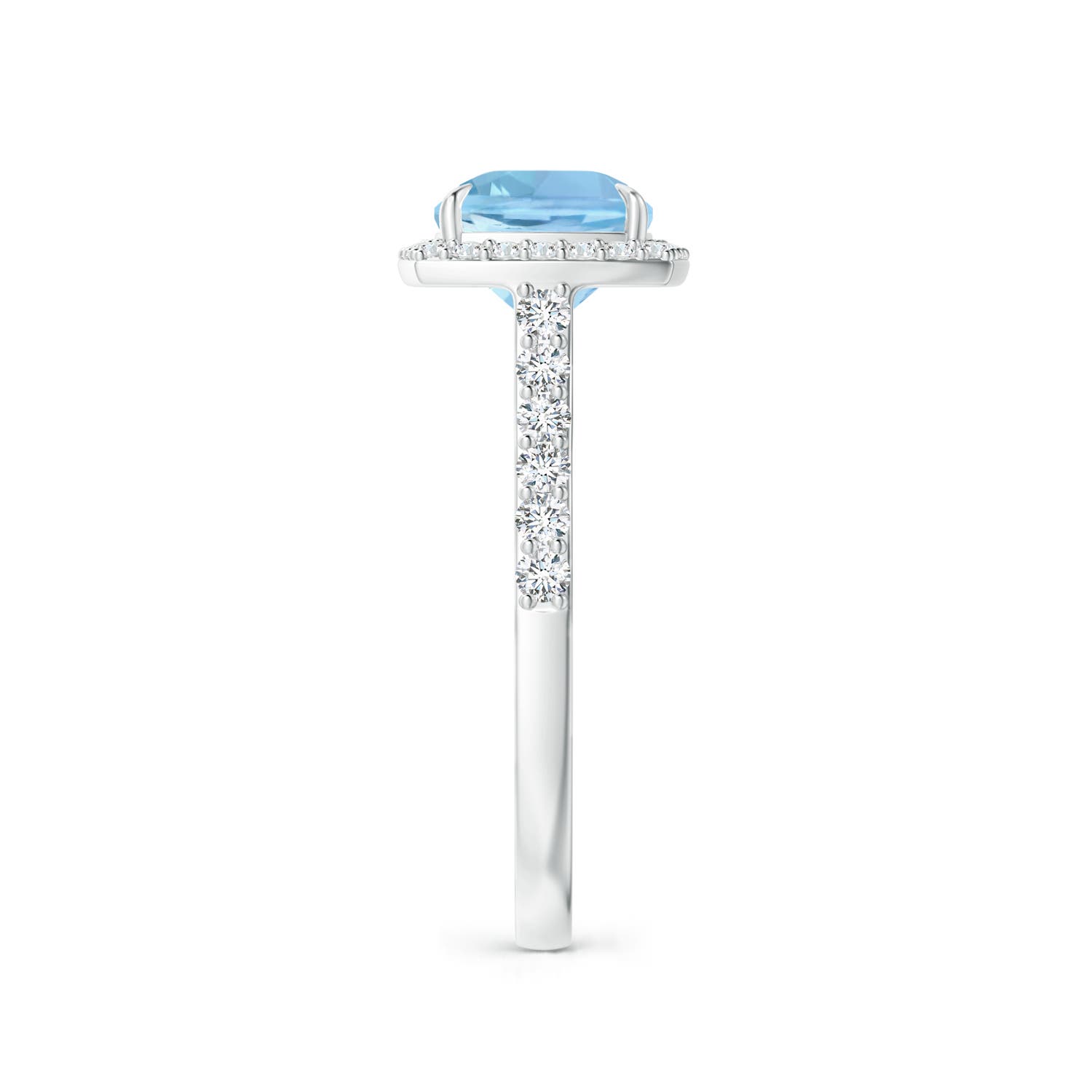 AAAA - Aquamarine / 2.26 CT / 14 KT White Gold