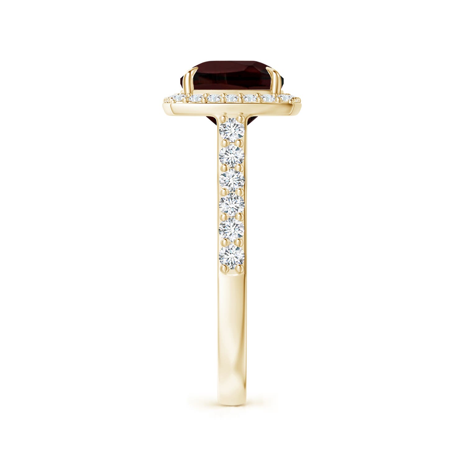 A - Garnet / 3.86 CT / 14 KT Yellow Gold