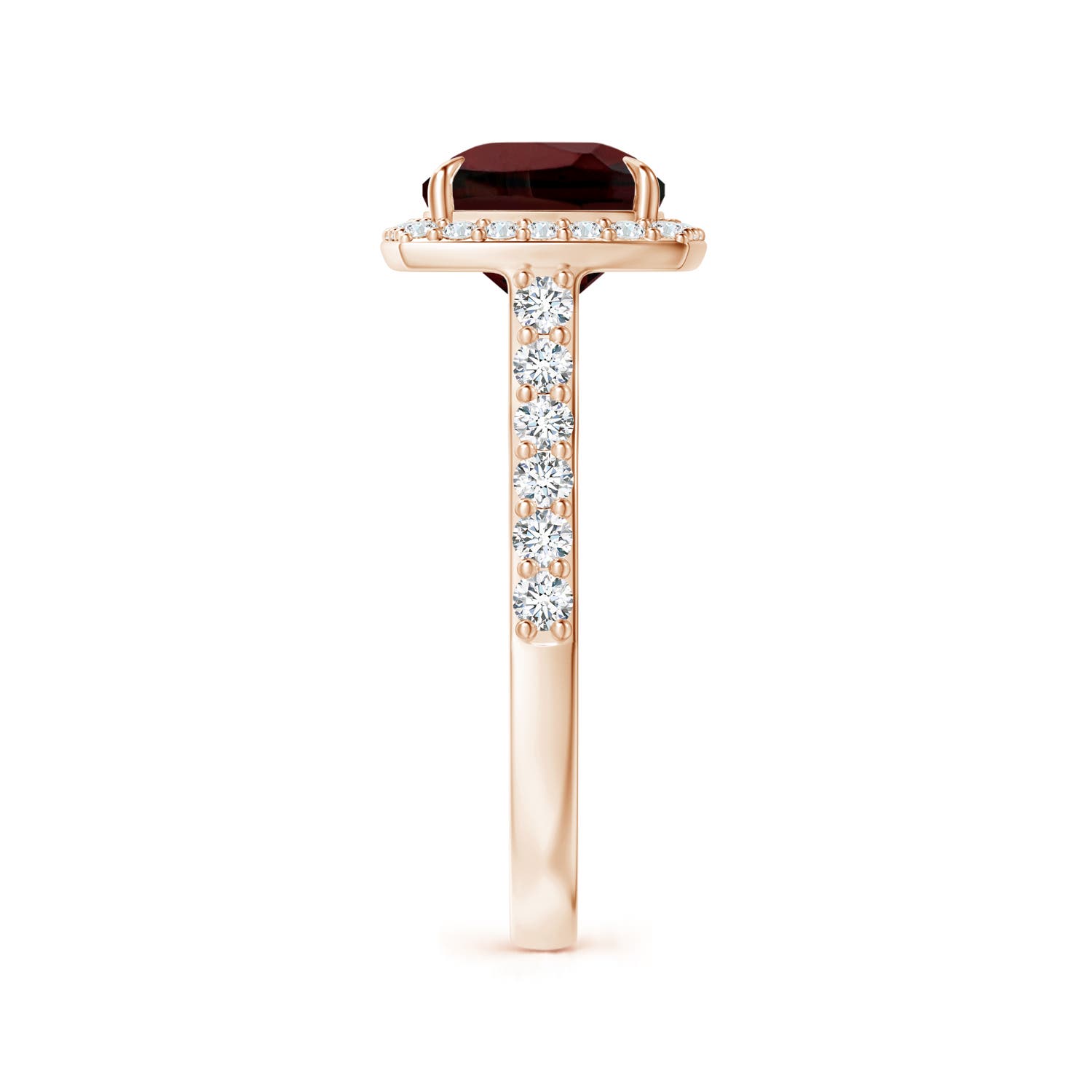 AA - Garnet / 3.86 CT / 14 KT Rose Gold