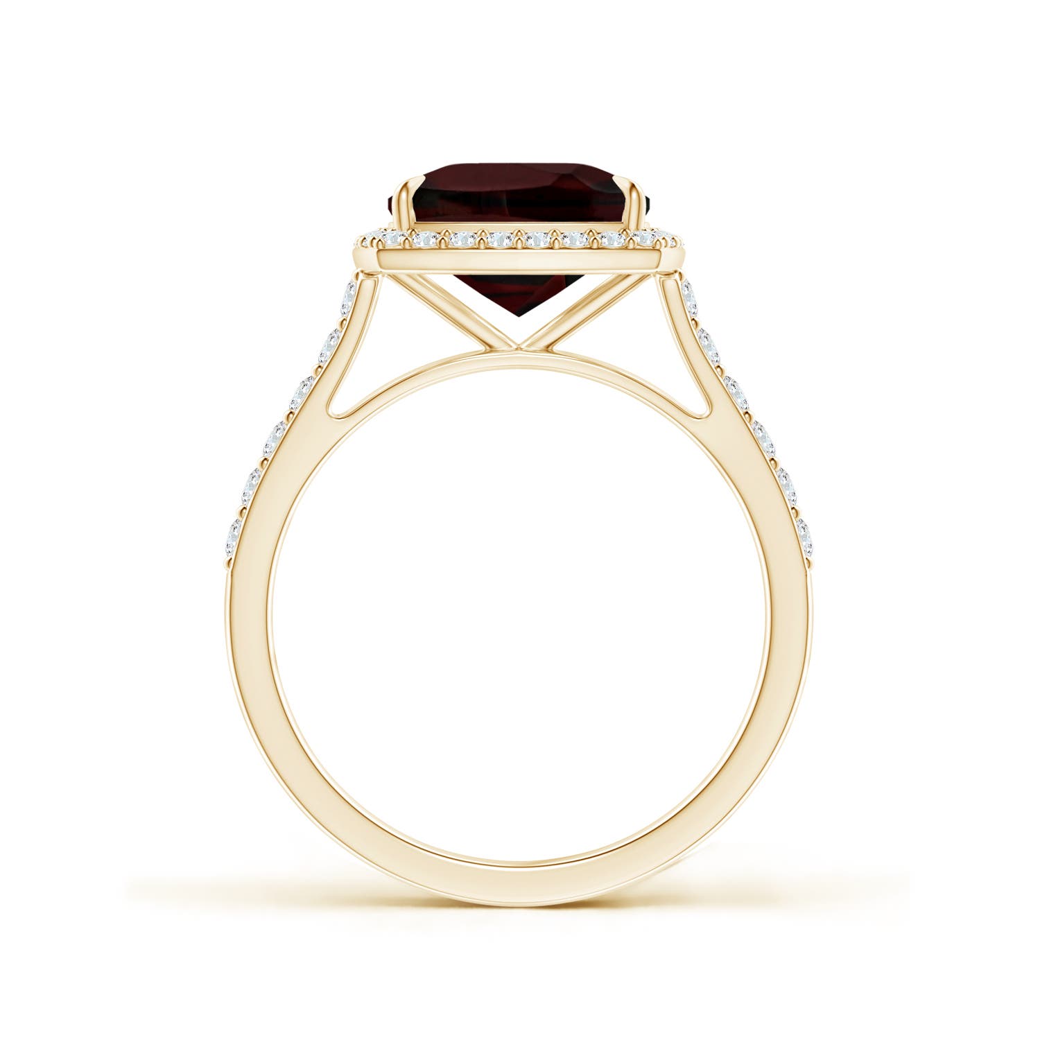 A - Garnet / 3.31 CT / 14 KT Yellow Gold