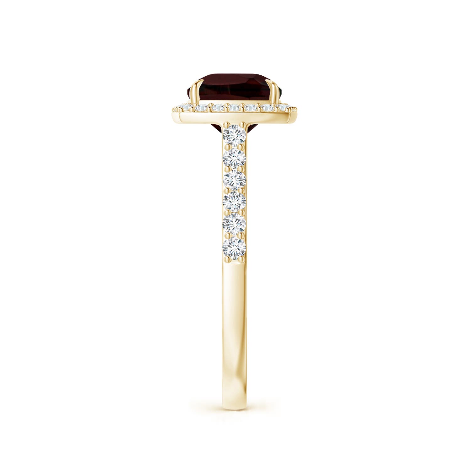 A - Garnet / 3.31 CT / 14 KT Yellow Gold