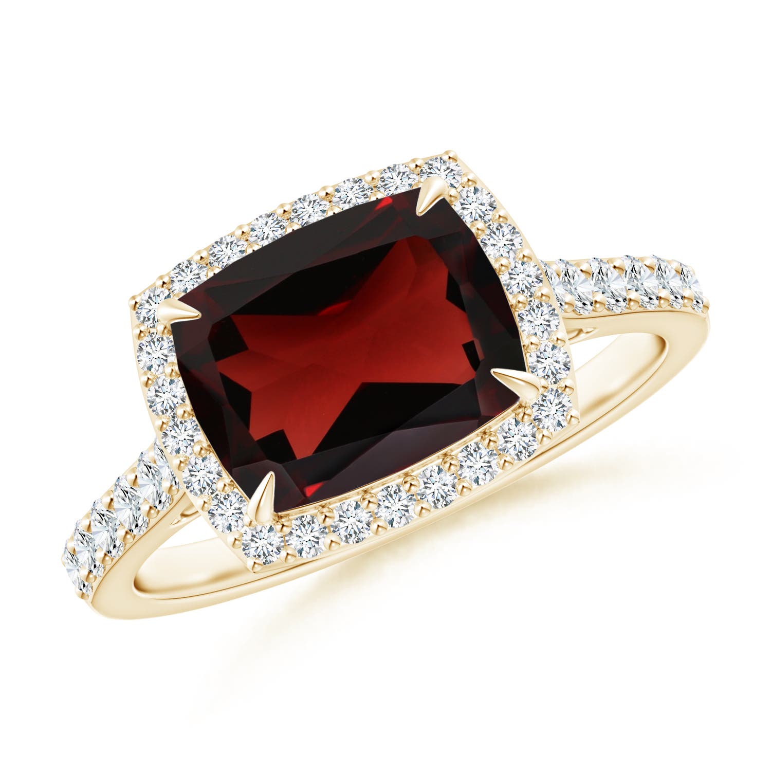 AA - Garnet / 3.31 CT / 14 KT Yellow Gold