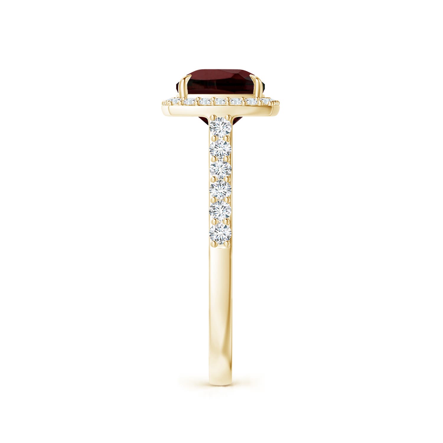 AA - Garnet / 3.31 CT / 14 KT Yellow Gold